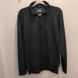 Men’s Under Armour cold gear 3/4 zip LG